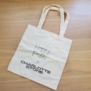 NEW Charlotte Stone Canvas Tote Bag